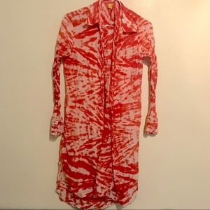 Roller Rabbit/Roberta Freymann Tie Dye Shirt Dress